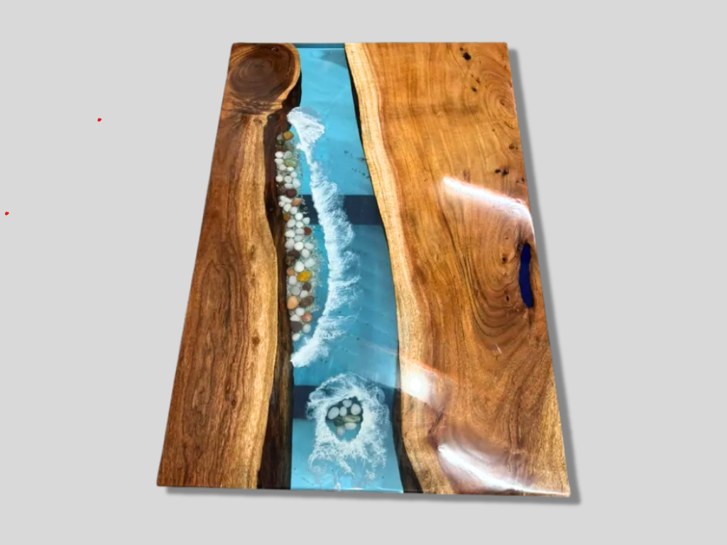 Epoxy Table, dining, sofa, center table top Live Edge Walnut Table ,Custom Order, Epoxy Resin River Table